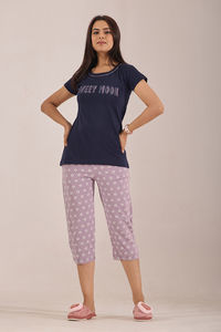 Navy Blue N Violet